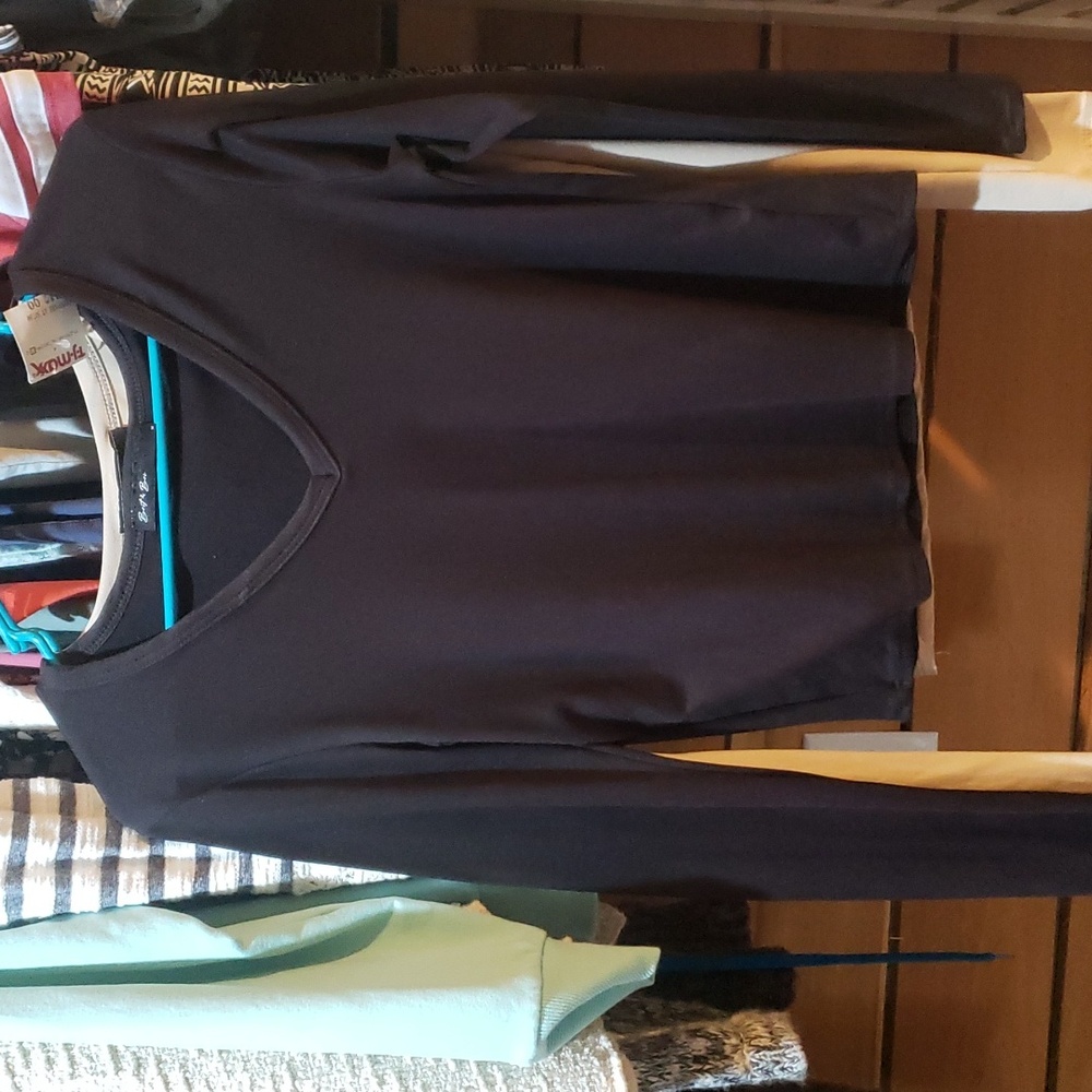 NWT BRIT & BRI Long Sleeve Crop Top